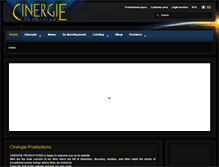 Tablet Screenshot of cinergie-productions.fr